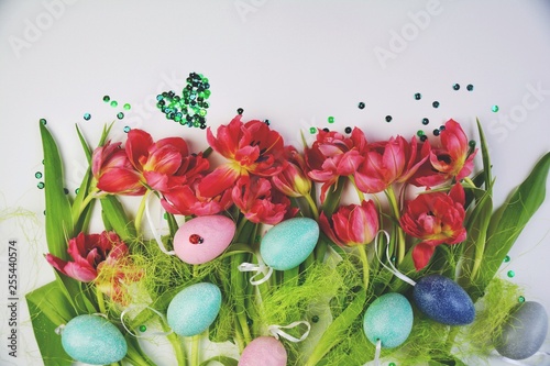 Ostern - Frühlingsblumen Tu...