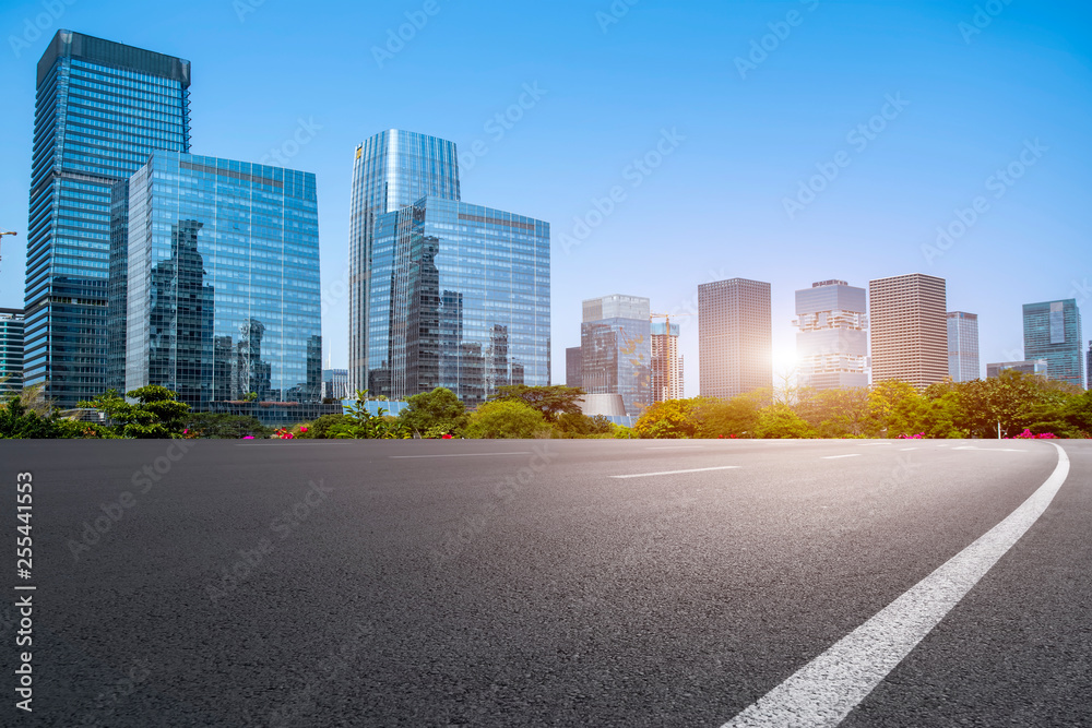 Urban Road, Highway and Construction Skyline Urban Road, Highway and Construction Skyline