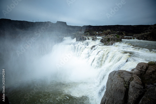 moody waterfall