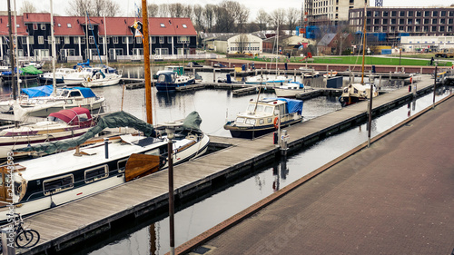 boats in Reitdiephaven, Groningen © Irina