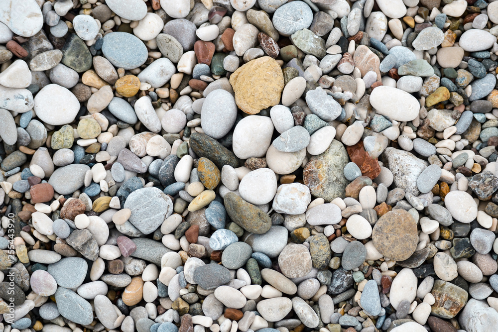 The texture of the stones, gravel beach. The texture of the stones, gravel beach.