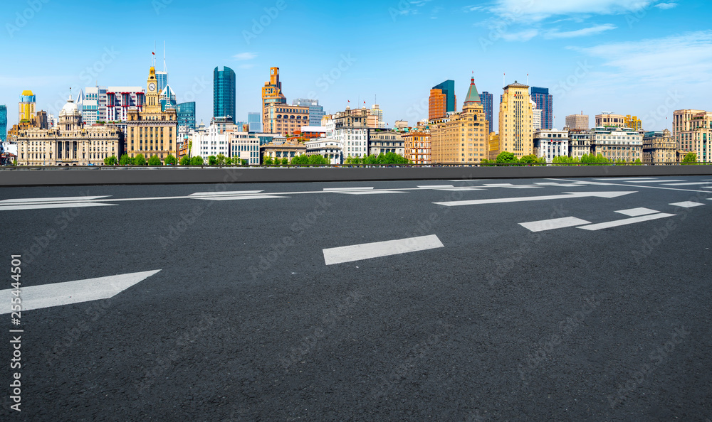 Urban Road, Highway and Construction Skyline..