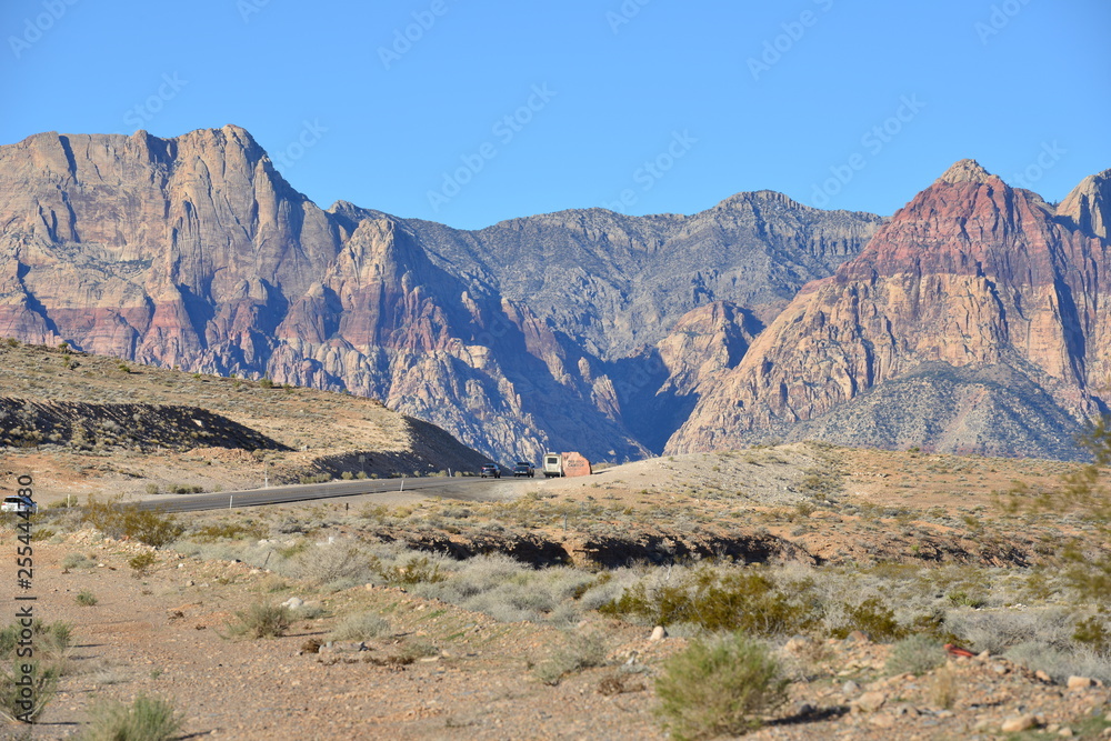 Red Rock Canyon in Las Vegas, Nevada.