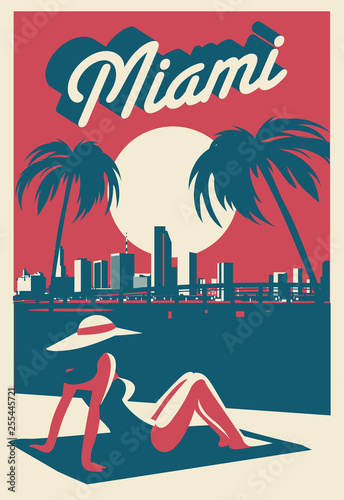 Miami Beach postcard