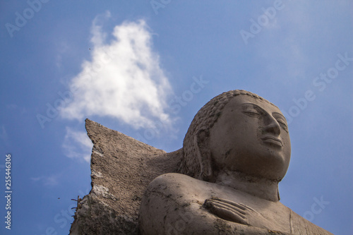 Statue of lord Buddha in Sri Lanka.