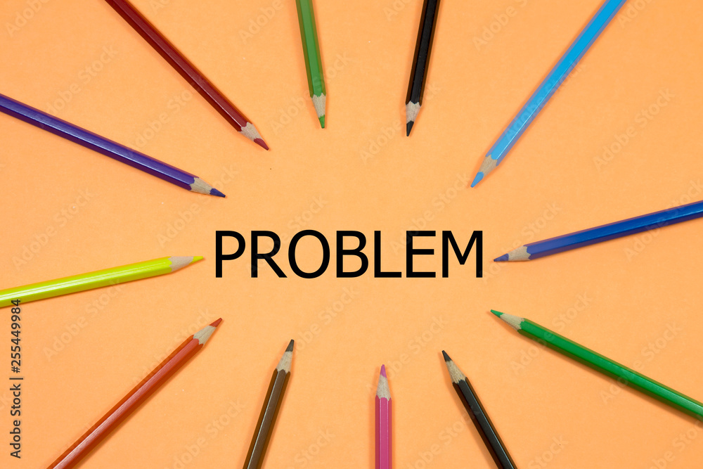 custom made wallpaper toronto digitalThe word  PROBLEM 