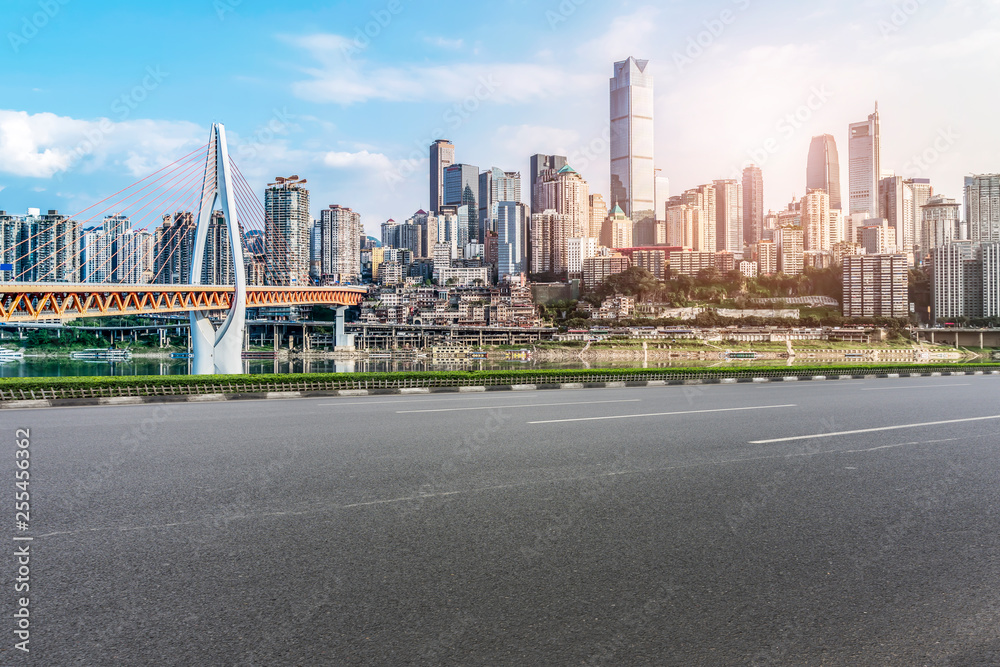 Urban Road, Highway and Construction Skyline Urban Road, Highway and Construction Skyline