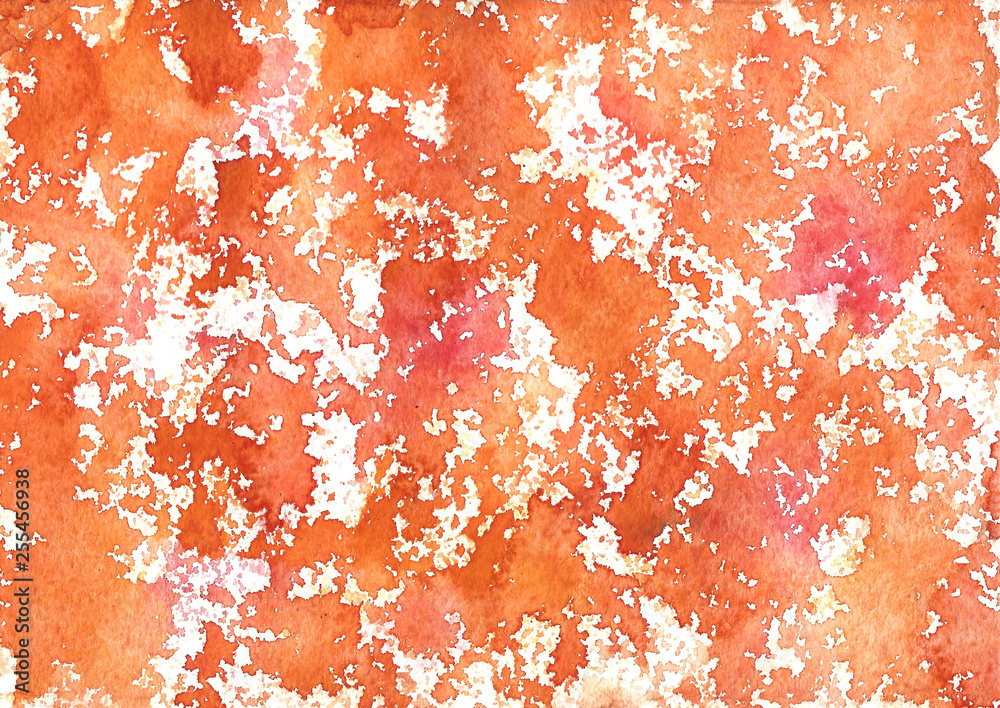 Fototapeta premium Abstract background. Colorful bright watercolor textures. Splashes, drops of paint, paint smears. Illustration