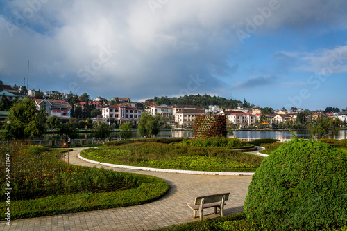 Peaceful Sapa Lake and park, Sa Pa, Established as a hill station by the French in 1922, Sapa today is the tourism centre of the northwestern Vietnam
