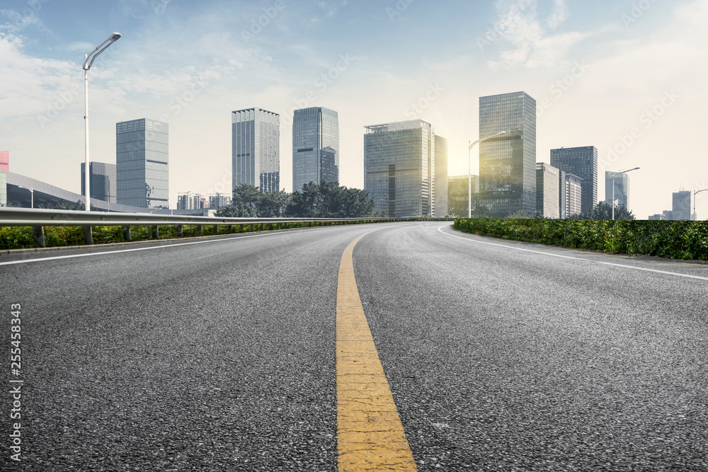 Urban Road, Highway and Construction Skyline Urban Road, Highway and Construction Skyline
