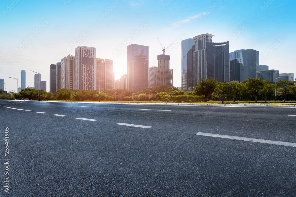 Urban Road, Highway and Construction Skyline Urban Road, Highway and Construction Skyline