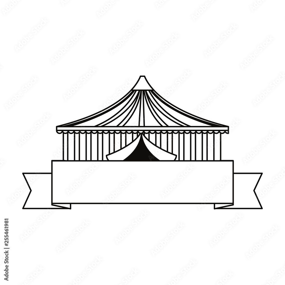 circus tent ribbon