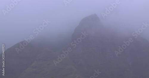 Mist Covering the Mountains on Oahu