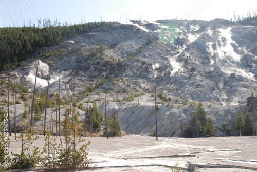 Mountain with gaisers