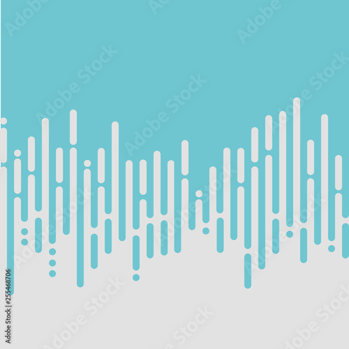Vector Abstract Backgroud in Light Blue and Grey Rounded Lines. Textured Wallpaper with Vertical Stripes in Pastel Colors. Vector Illustration of Flat Geometric Template. Concept for Graphic Design