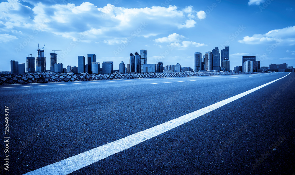 Urban Road, Highway and Construction Skyline..