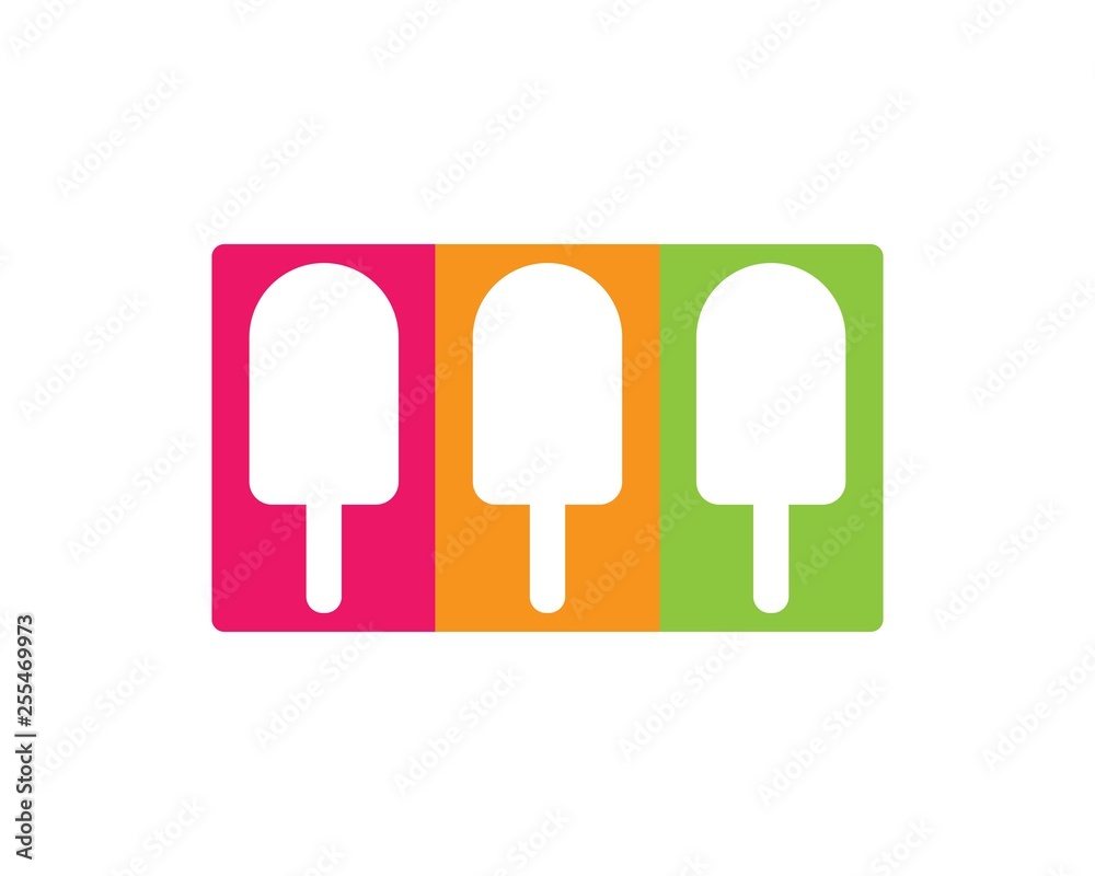 Ice cream vector icon Ice cream vector icon