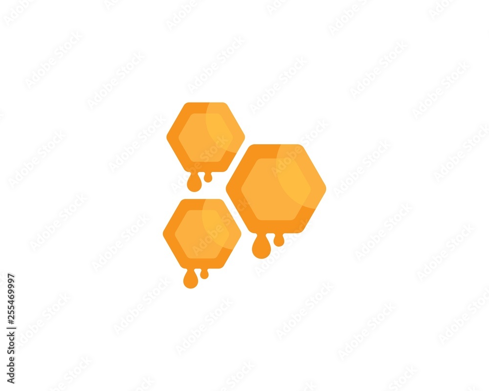 Fototapeta premium Honey vector illustration