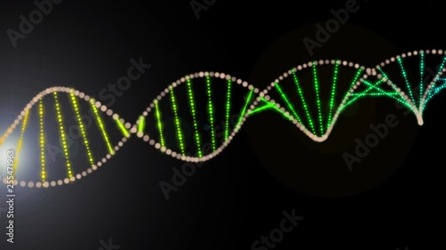 DNA and medical and technology background. Health and science icon.