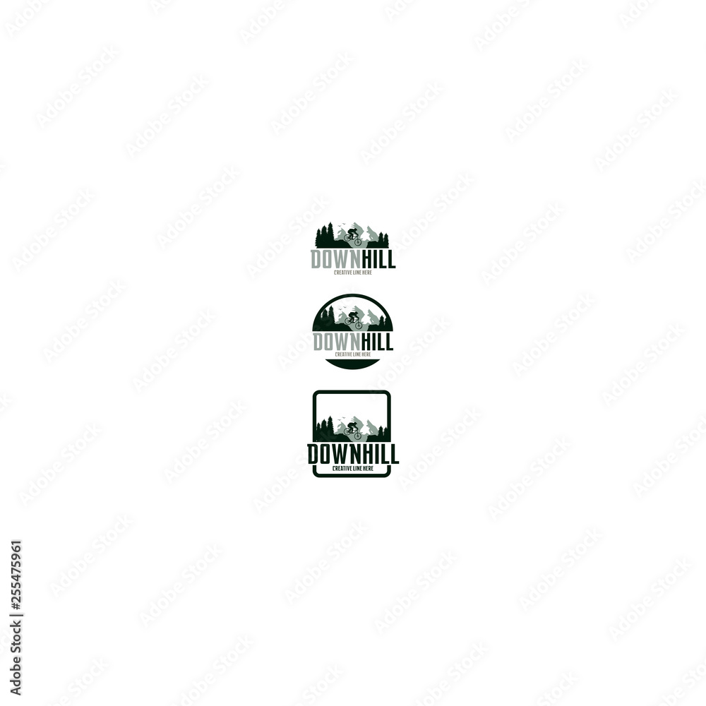 downhill,a design for a business,club, identity, sport etc downhill,a design for a business,club, identity, sport etc