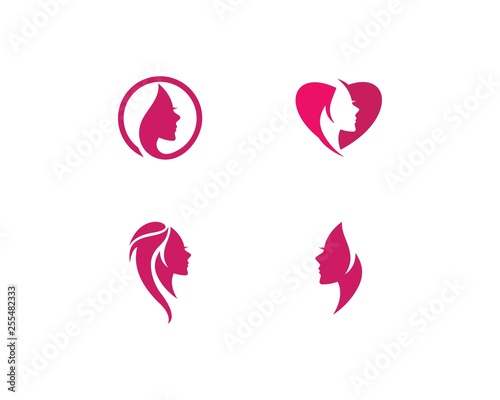 Beauty Women face silhouette