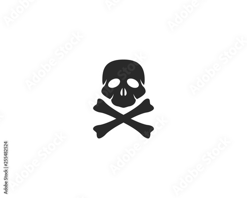 Skull logo vector