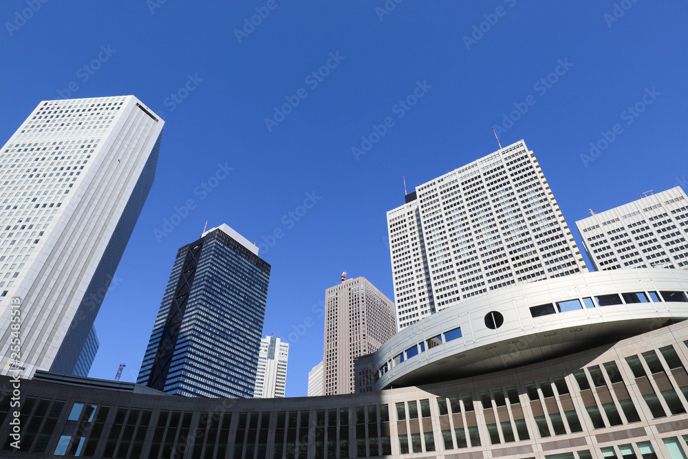 新宿の都庁、高層ビル