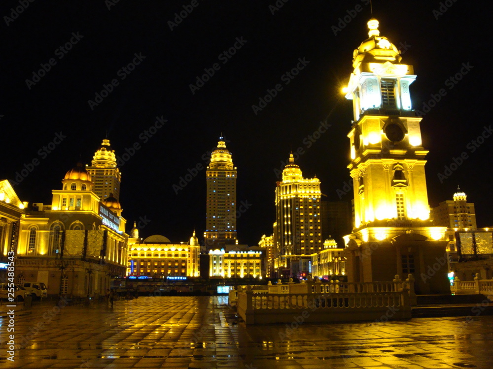 Obraz premium ночной город