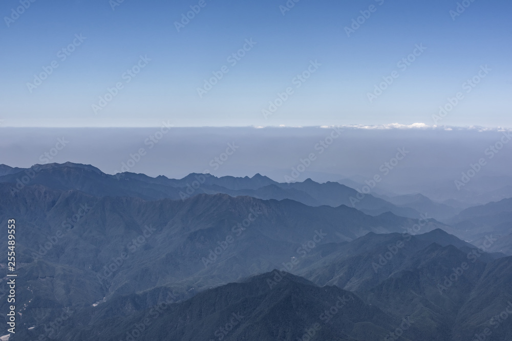 layers of mountain landscape layers of mountain landscape