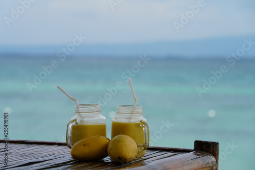 Beverages for two at Lakawon, Philippines
