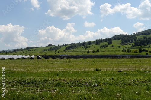 Solar station on heterostructural modules in the Mayminsky district of the Republic of Altai