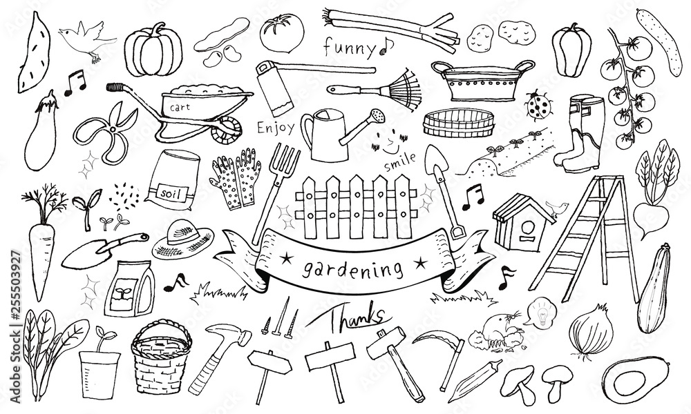 Vegetables Gardening set