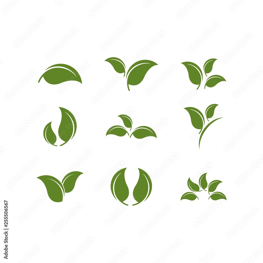 leaf, ecology, nature logo design vector leaf, ecology, nature logo design vector