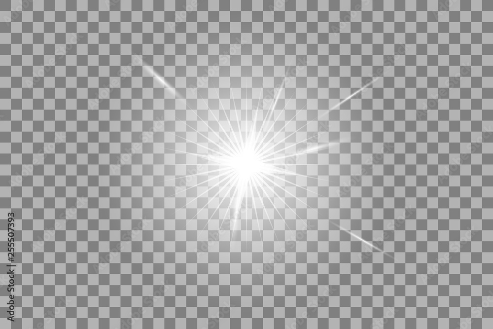 Glow isolated white transparent light effect set, lens flare, explosion, glitter, line, sun flash, spark and stars. Glow isolated white transparent light effect set, lens flare, explosion, glitter, line, sun flash, spark and stars.