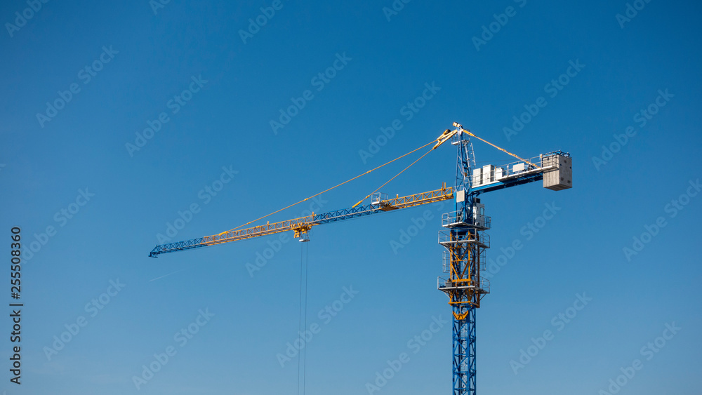 Tower crane at the construction site