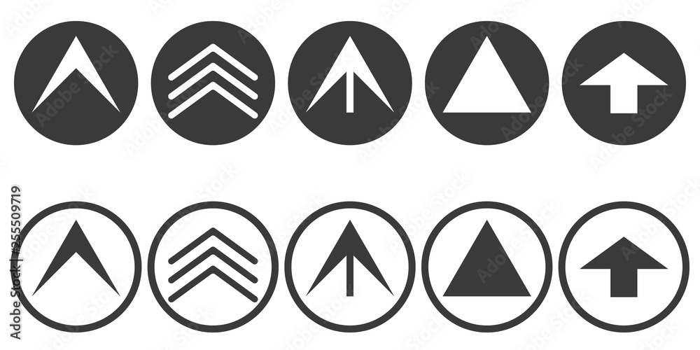 set the scroll up icon, vector icon and direction of the scrolling wheel up on a computer mouse set the scroll up icon, vector icon and direction of the scrolling wheel up on a computer mouse