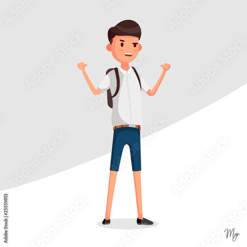 Angry student