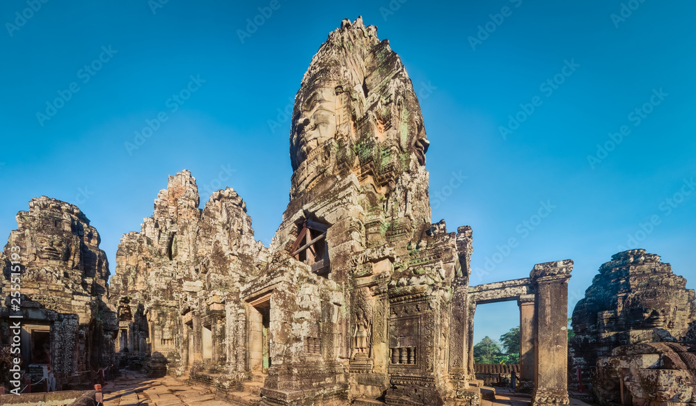 Fototapeta premium Bayon temple in Angkor Thom. Siem Reap. Cambodia. Panorama