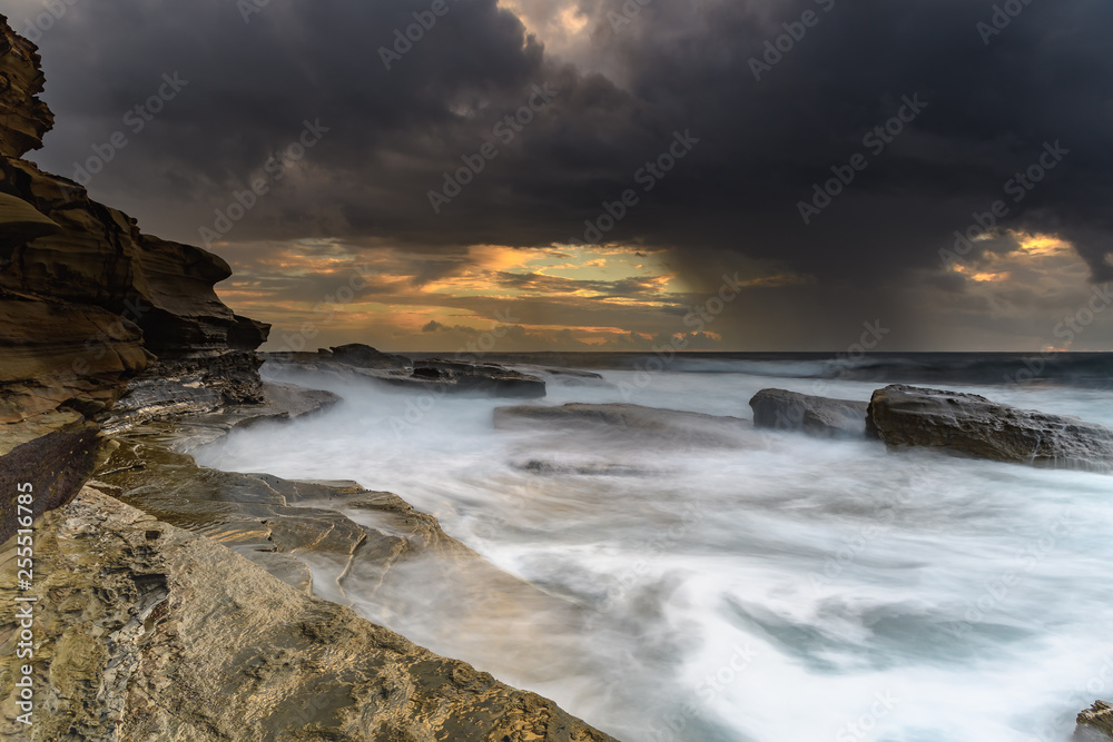 Obraz premium Rock Ledge and Seascape
