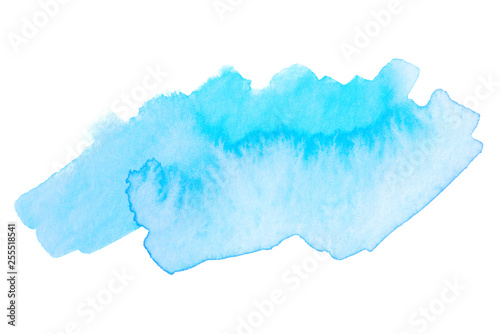 akwarela niebieski z tekstury papieru. malować na papierze.