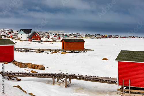 Outport Shacks Joe Batts Arm Fogo Island NL Canada photo