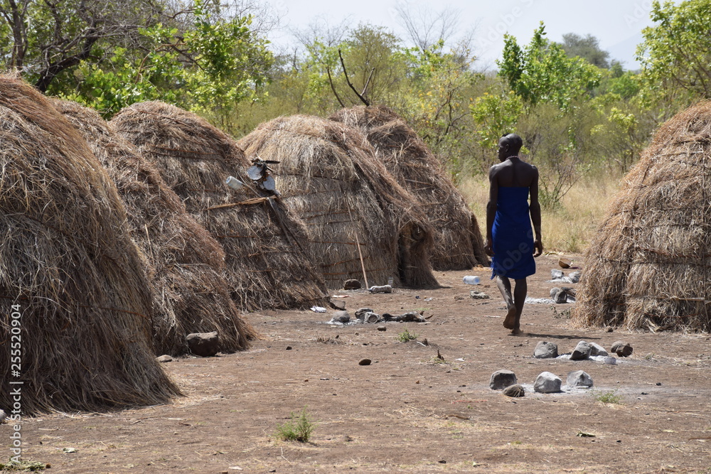 Dorf der Mursi Stock Photo Adobe Stock