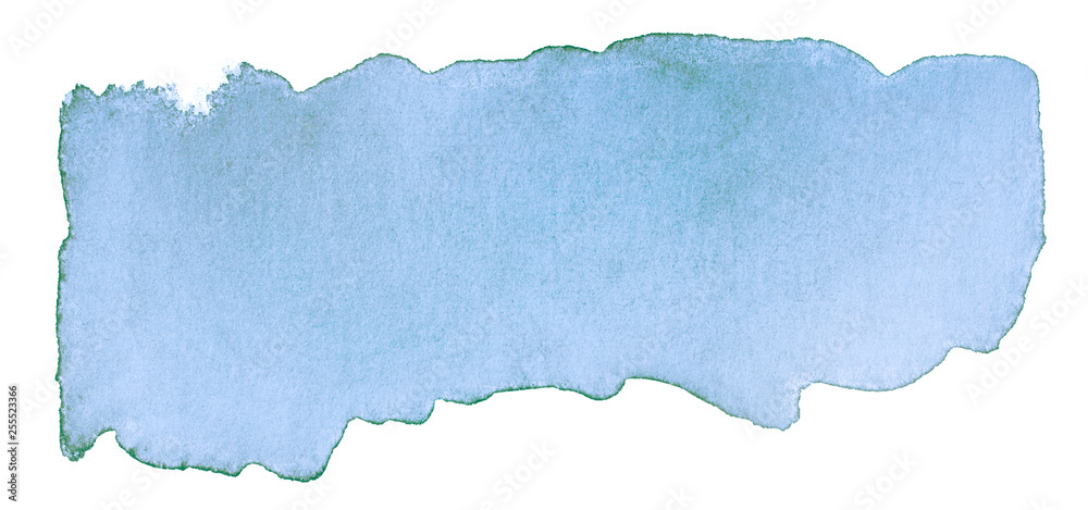 Naklejka premium watercolor blue with paper texture. paint on paper.