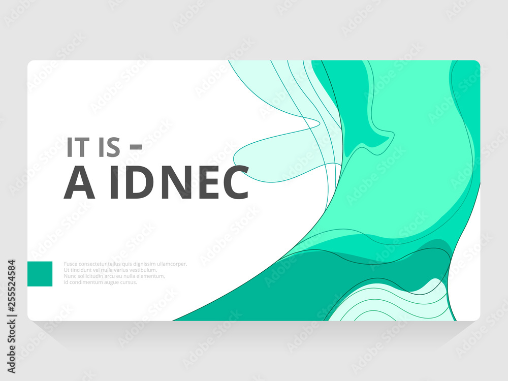 Obraz premium Vector abstract design banner template. 