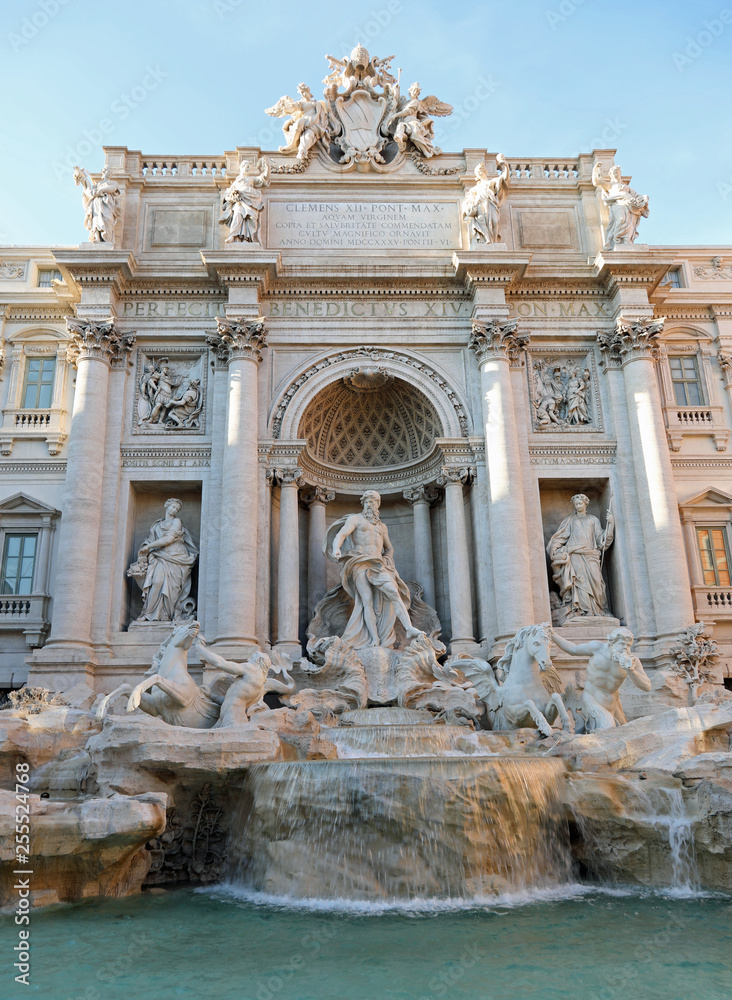 Trevi Fountain also called Fontana di Trevi in Italian language