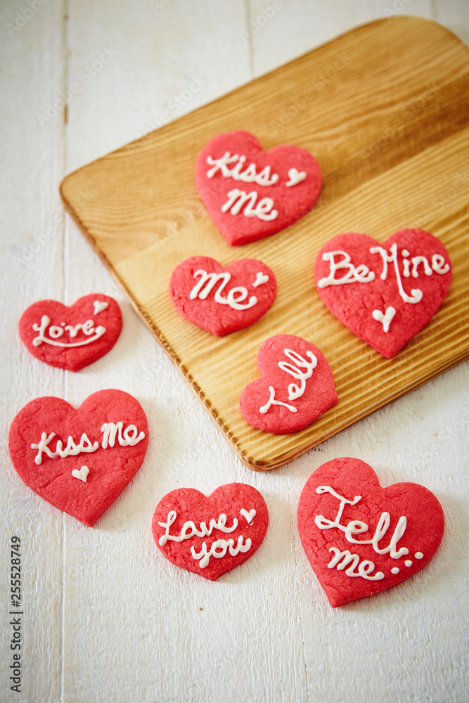 Heart shaped cookies Heart shaped cookies
