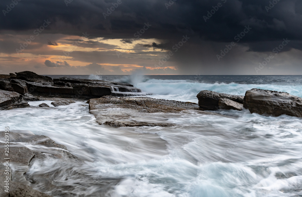 Obraz premium Rock Ledge and Seascape