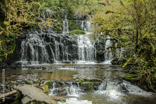 Purakaunui Falls at The Catlins  South Island of New Zealand