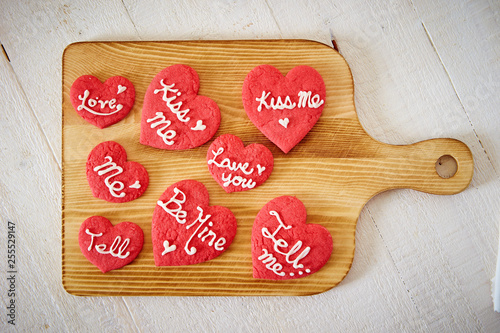 Heart shaped cookies