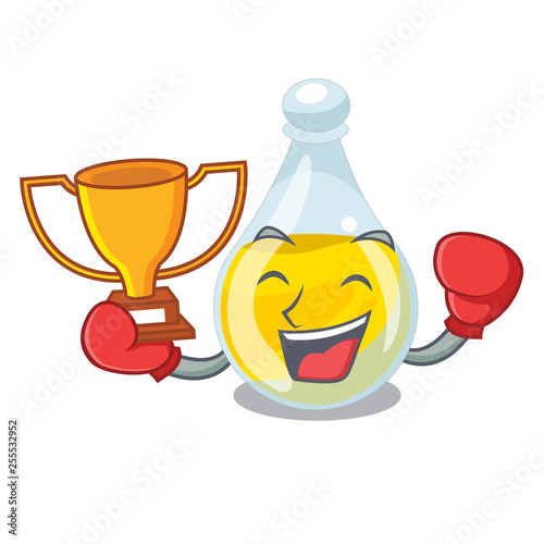 Boxing winner sesame oil in the character shape